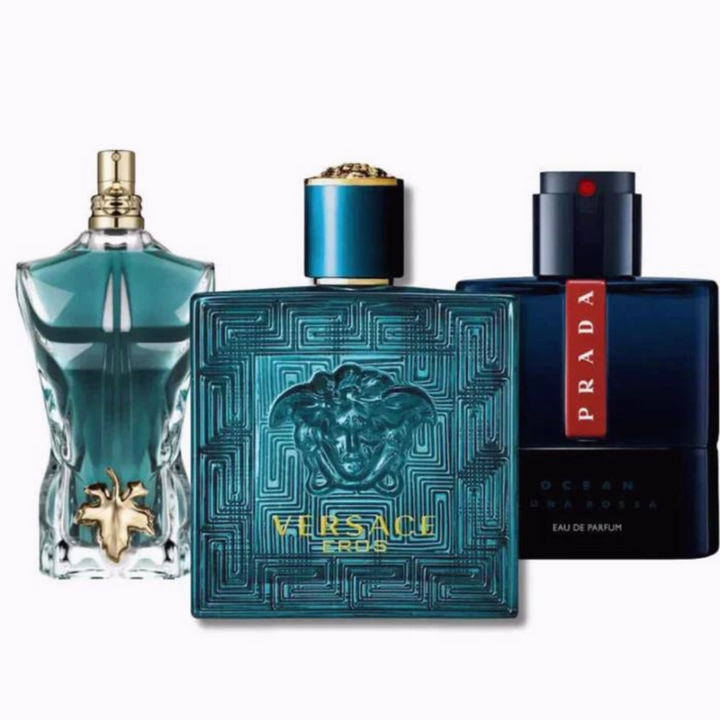 Prada Luna Rossa, Versace Eros, Le Beau